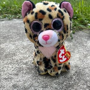 TY beanie boo Livvie the Spotted Leopard
